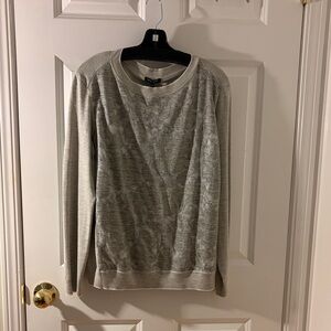 NWT Lafayette 148 New York Women’s Gray Crewneck Sweater